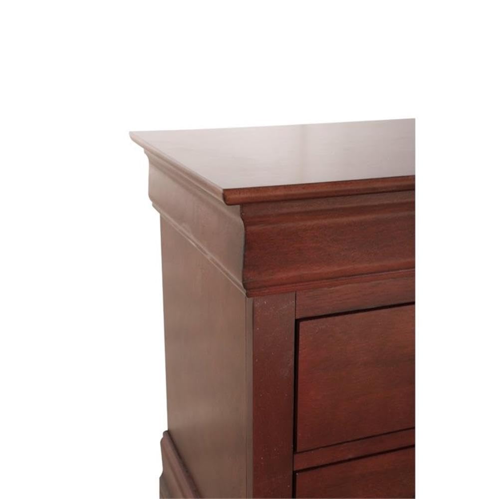 Set of 2 Queen Sleigh Bed and 2-Drawer Nightstand G990952
