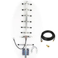 Outdoor Yagi Antenna 10 dbi with Low Loss Cable RG58 16.5ft I684