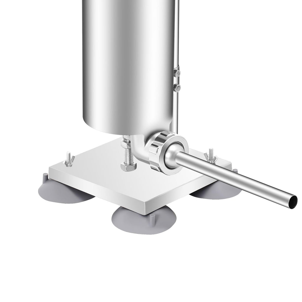 6Lbs Stainless Steel Vertical Sausage Stuffer with 6 Tubes U230699