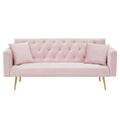 71" Velvet Convertible Sofa Bed Z791