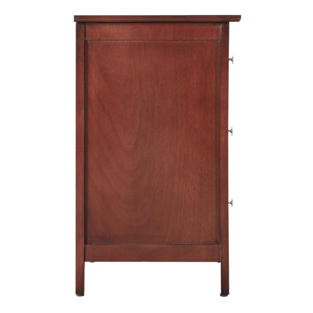 3-Drawer Solid Wood Nightstand S447