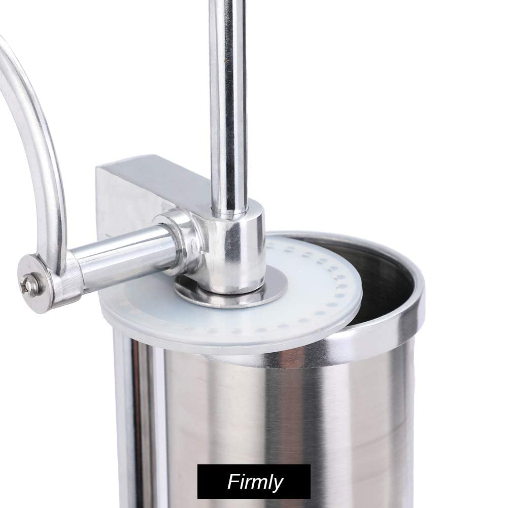 Stainless Steel Vertical Sausage Stuffer with 8 Stuffing Tubes L30431