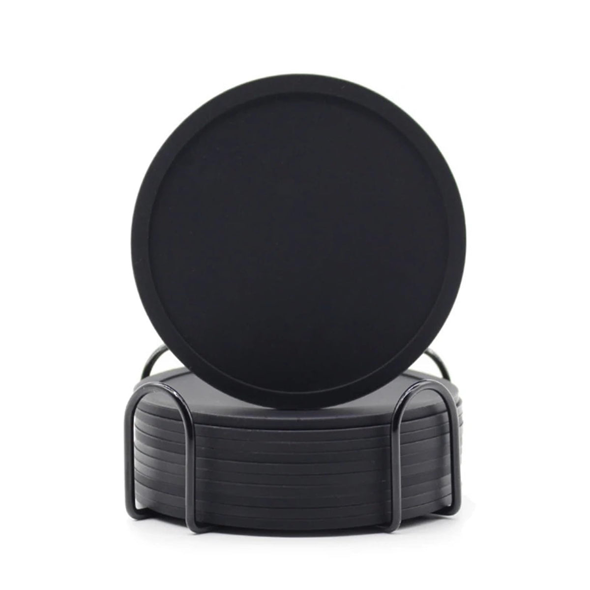 Black Silicone Coasters Set of 32 S296703