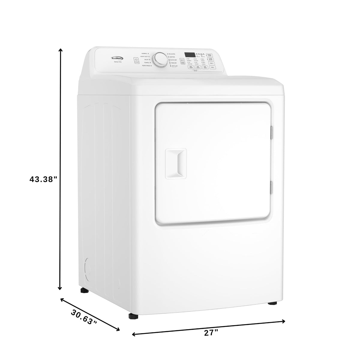 27-Inch 7.0 Cu. Ft. Electric Front Load Dryer P6681