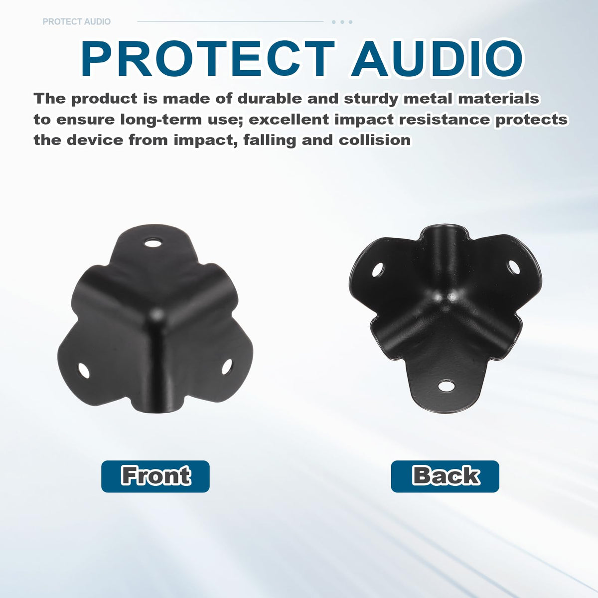 4 Pcs Metal Speaker Cabinet Corners Protector C792