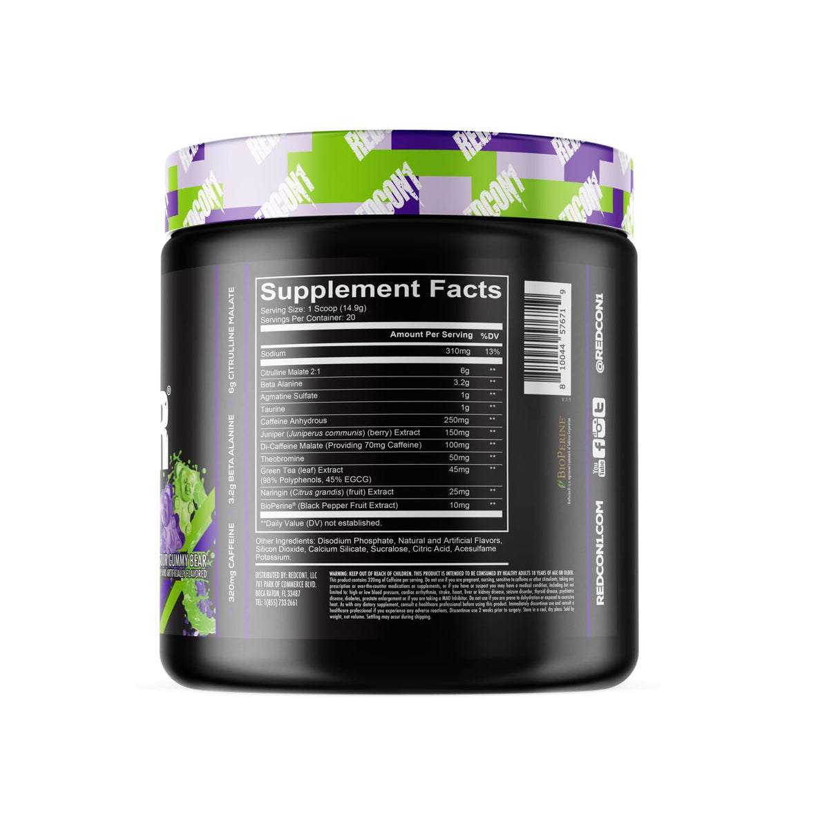 Pre Workout Powder 20 Servings W3599