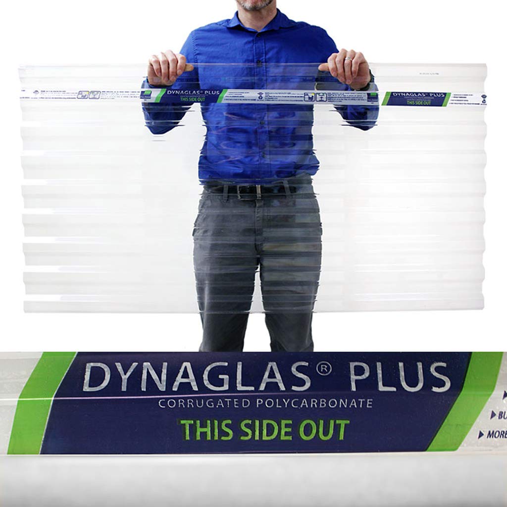 5 PK Corrugated Polycarbonate Panel J841