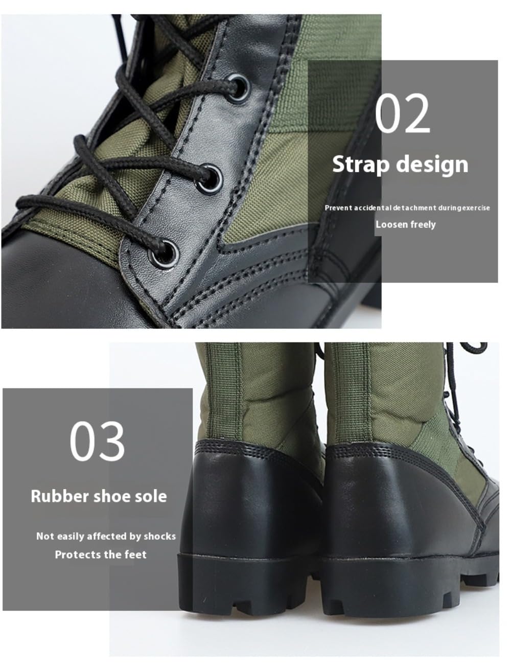 Lightweight Waterproof Leather Tactical Boots K93348