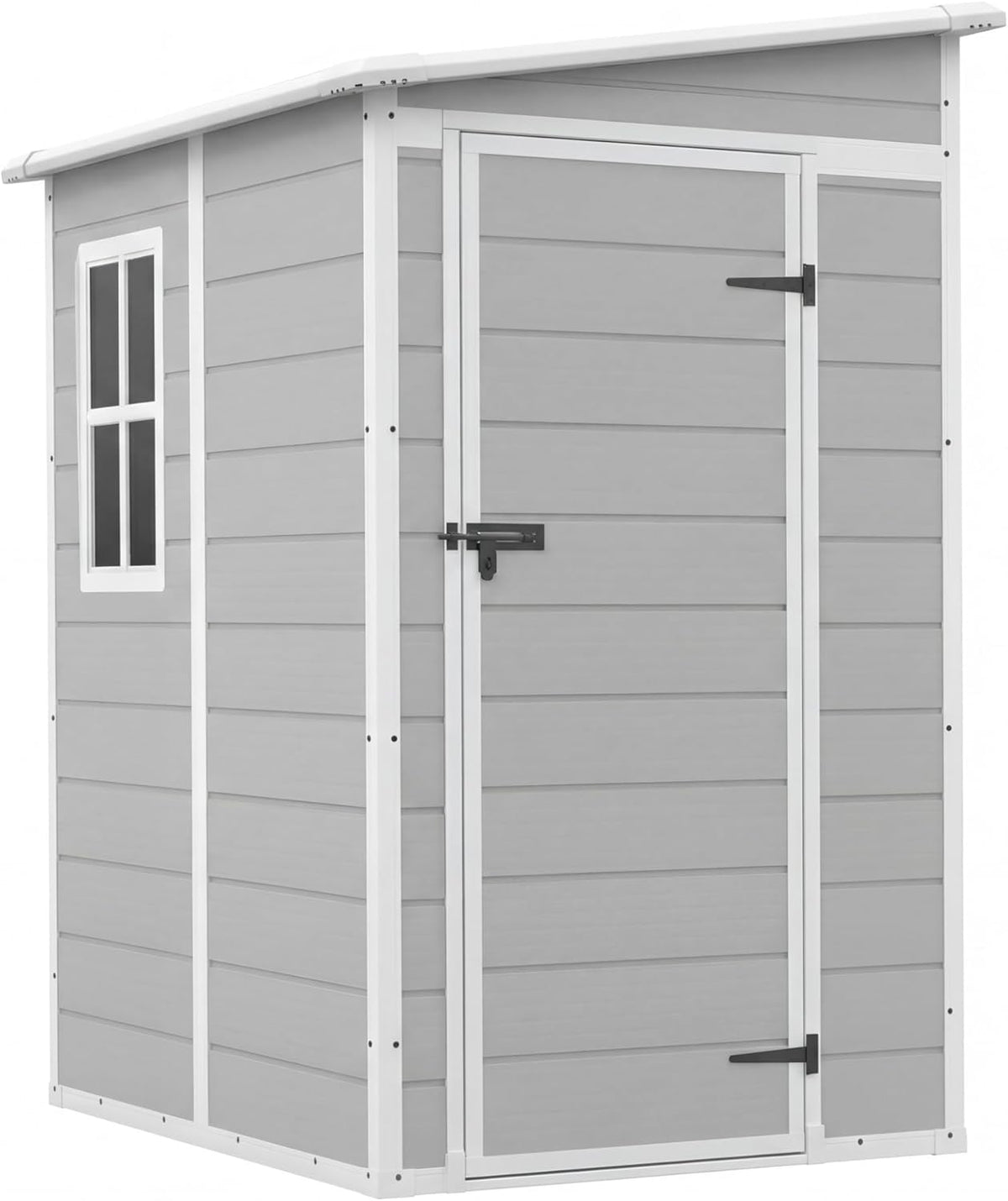 5 x 4 FT Plastic Outdoor Storage Shed with Floor M7430