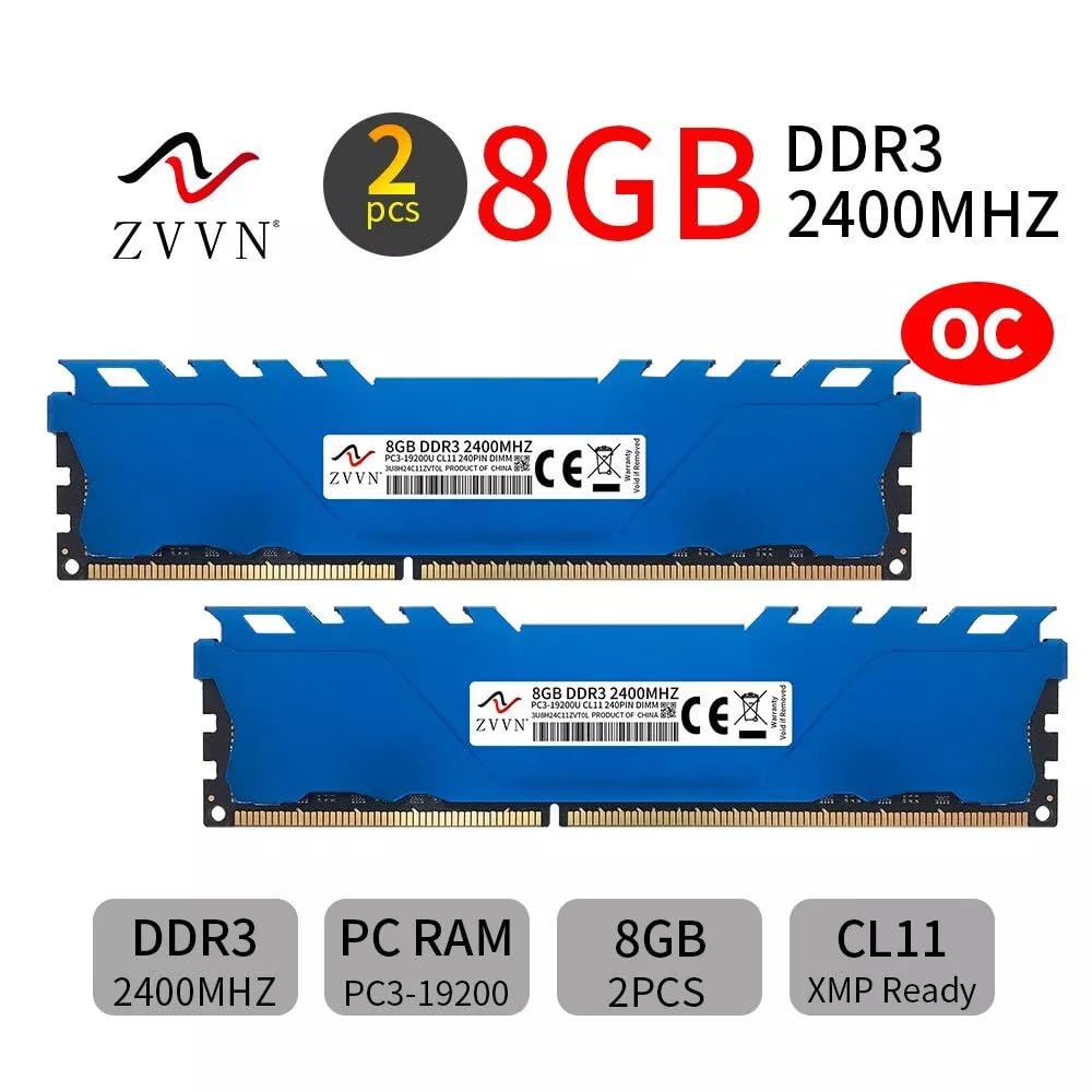 16GB DDR3 2400MHz 240Pin DIMM Desktop Memory D768