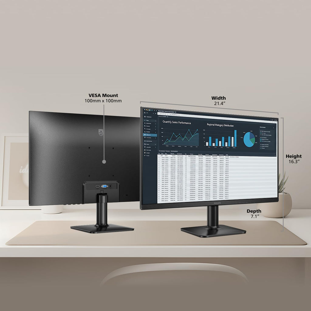 24 Inch FHD 120Hz IPS Computer Monitor V237