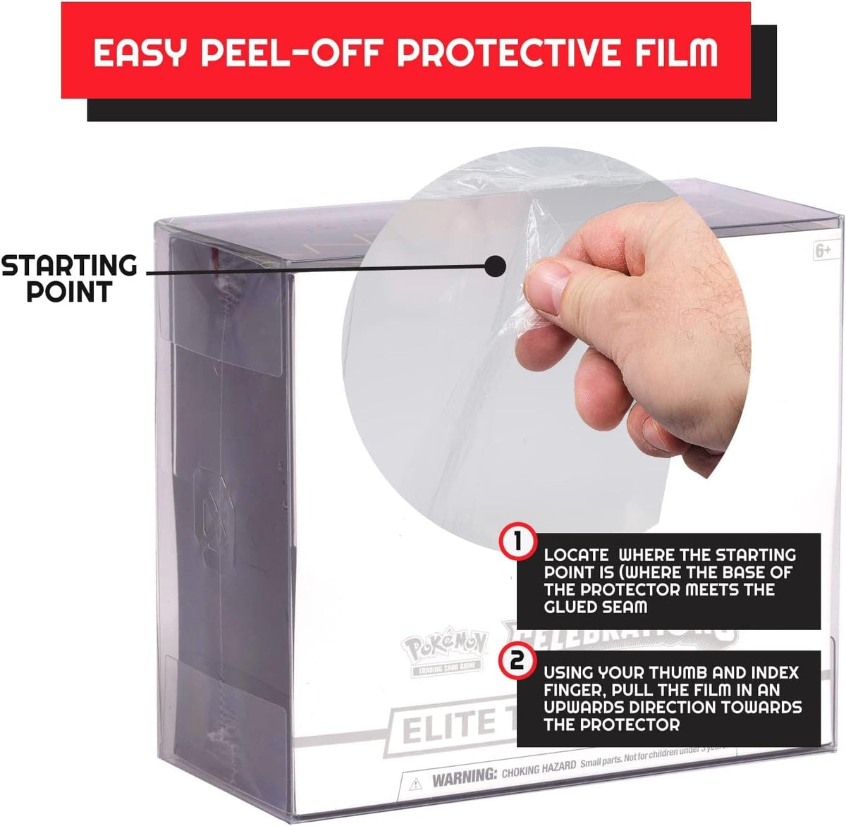 Clear PET Display Case 5-Pack + 2-Pack D910