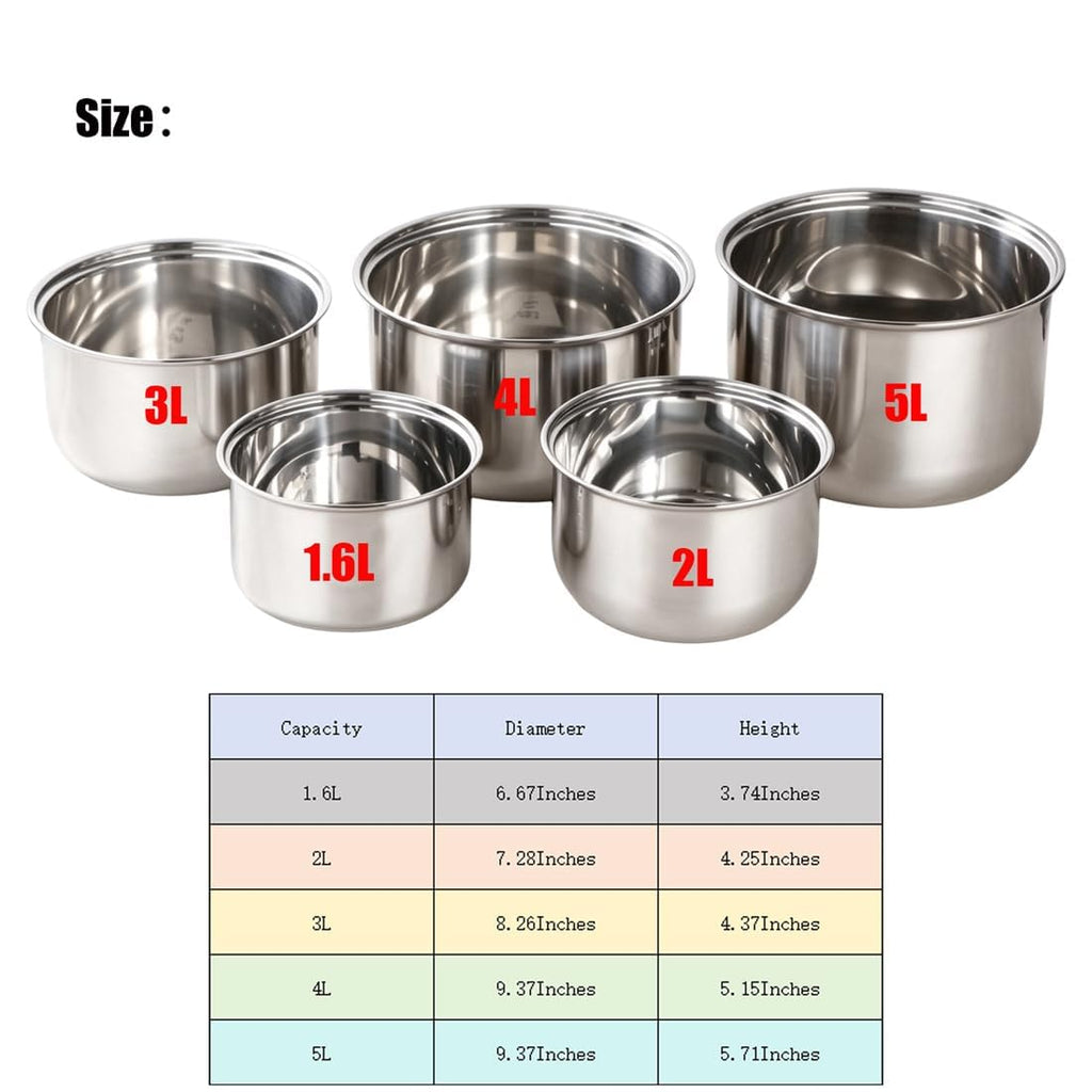 Stainless Steel 3L Rice Cooker Inner Pot L43493