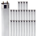 24 Inch T8 Fluorescent Tube Light Bulb 17W 2700K Warm White G13 Bi-Pin Base Pack of 25 O71764