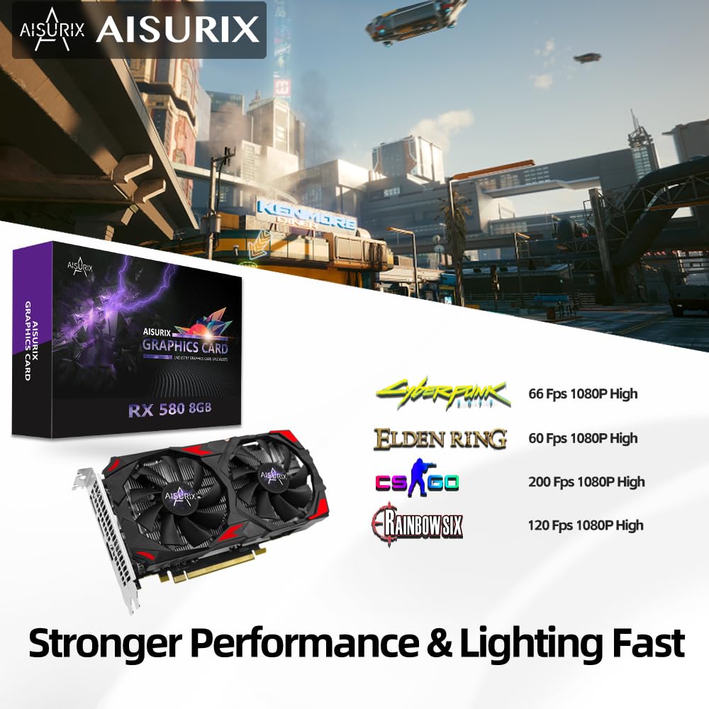 RX 580 8GB GDDR5 Graphics Card V50787