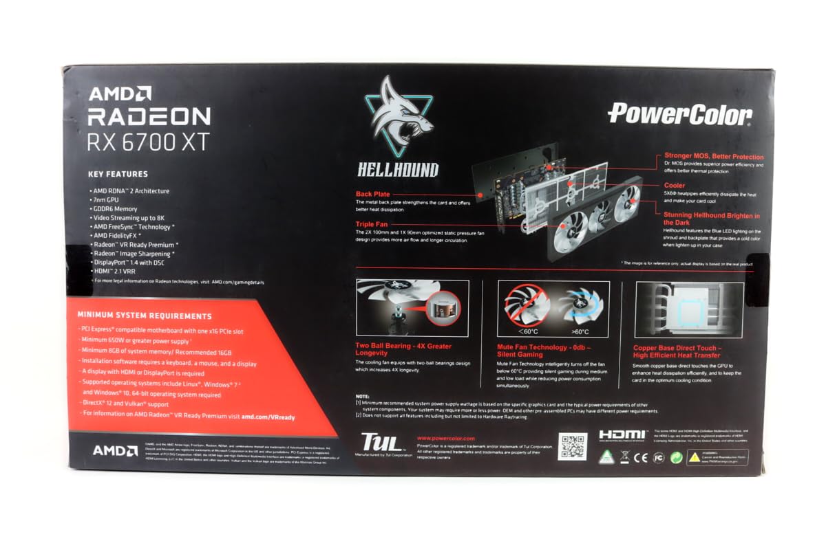 AMD Radeon RX 6700 XT 12GB GDDR6 Graphics Card L53404