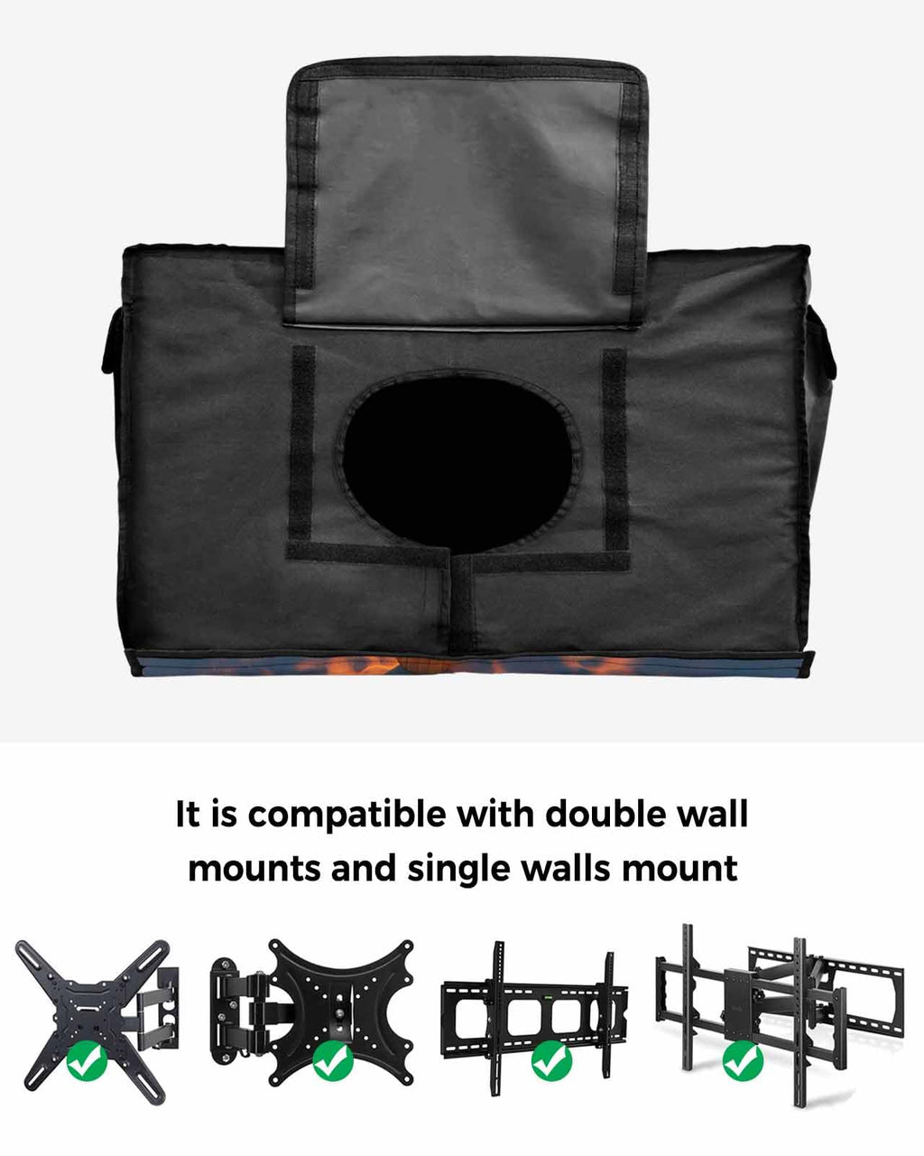 Waterproof Weatherproof Outdoor TV Cover for 30 to 32 Inch Flat Screen X10793