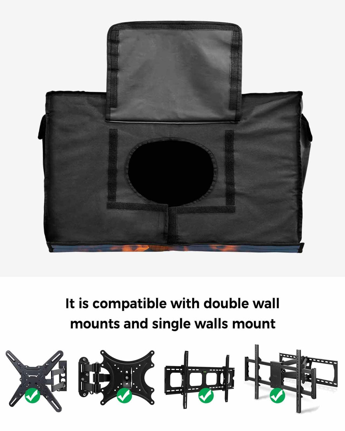 Waterproof Weatherproof Outdoor TV Cover for 30 to 32 Inch Flat Screen X10793