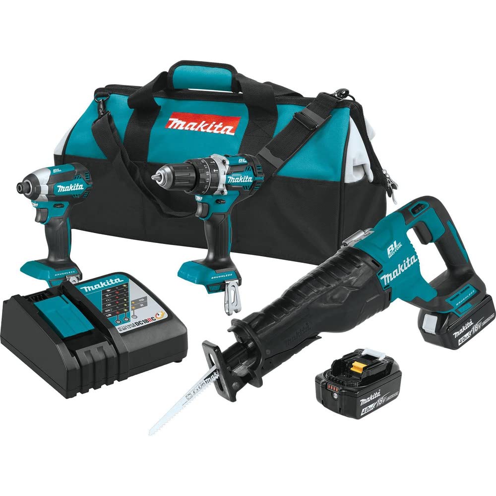 18V Lithium-Ion Brushless Cordless Combo Kit, 3 Piece S1227