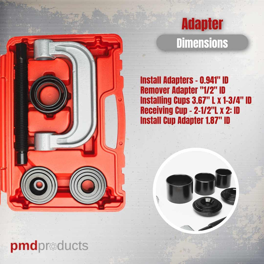 Forged Ball Joint Press Kit with Case C20178
