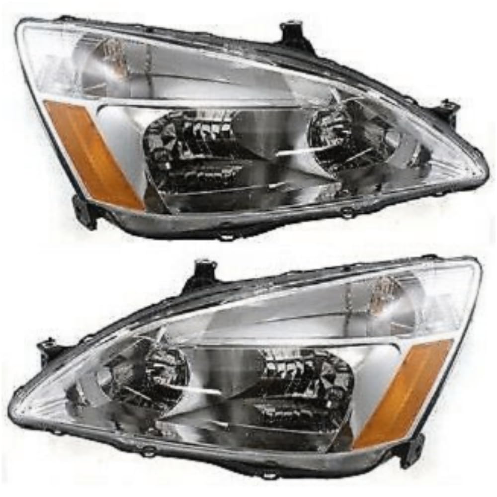 Headlight Set Left Right Clear Lens C1774