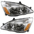 Headlight Set Left Right Clear Lens C1774