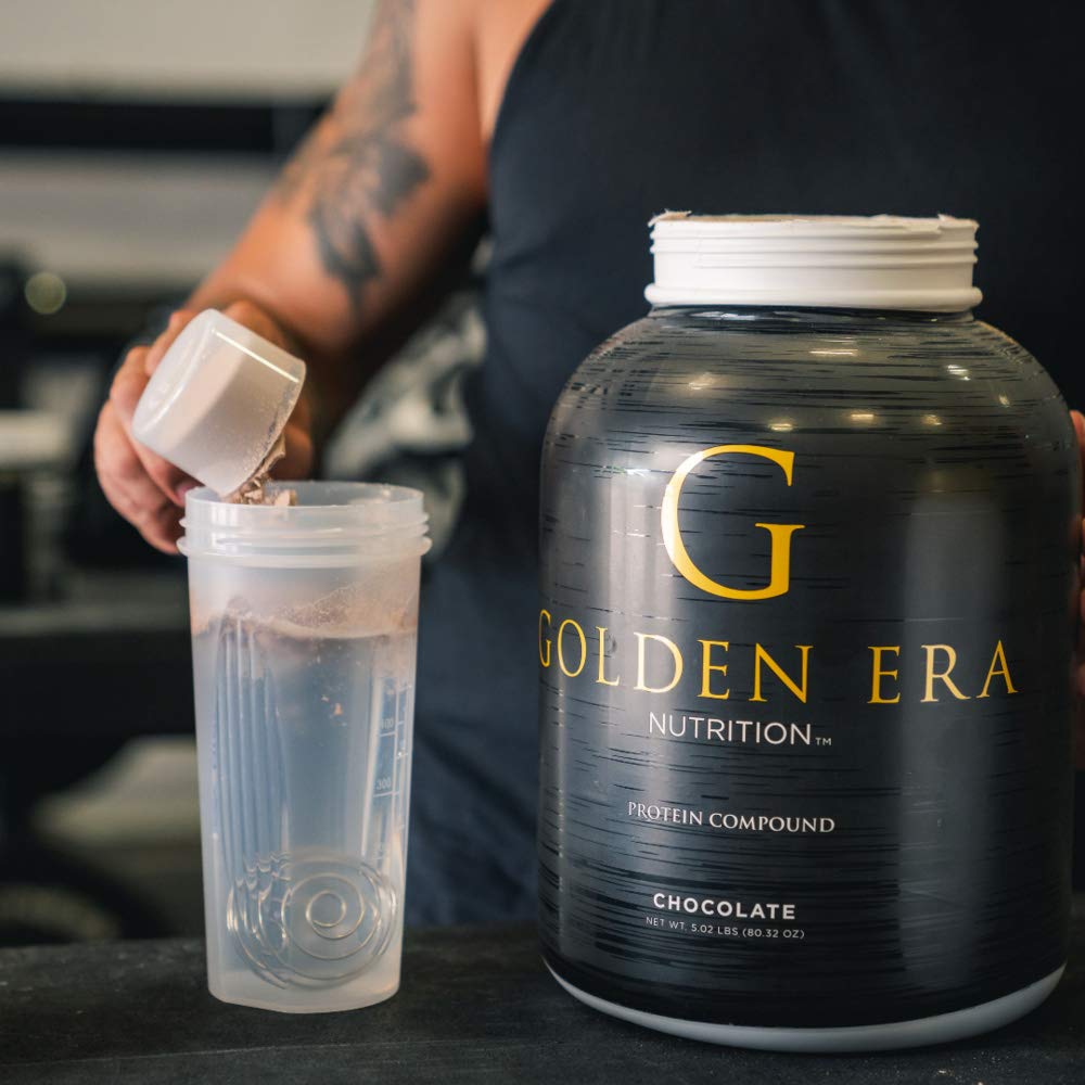 Whey Protein Compound Powder, Vanilla Flavor, Gluten-Free, 5 Pounds C564