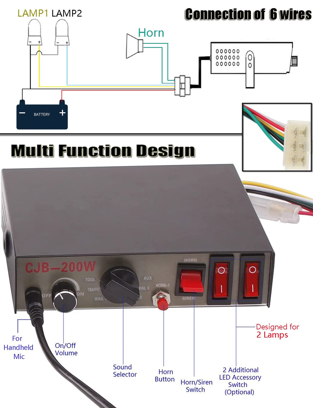 PA Speaker with Mic 12V Q359228
