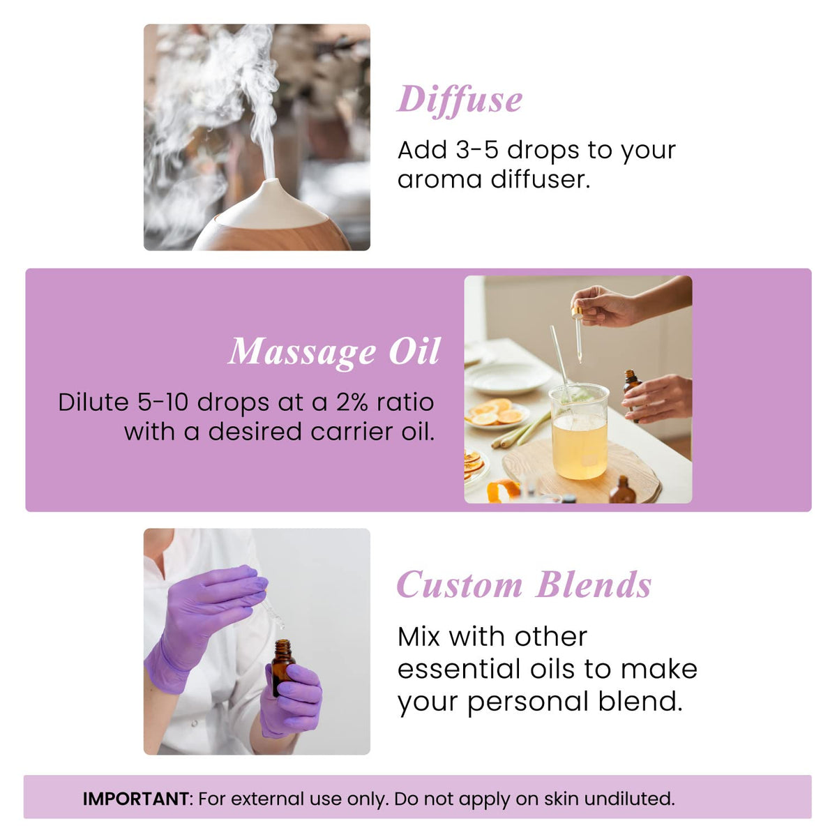 Lavender and Orange Essential Oils 2 x 4 Fl Oz E5580