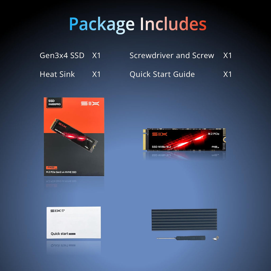 512GB M.2 2280 PCIe Gen3x4 NVMe SSD H961