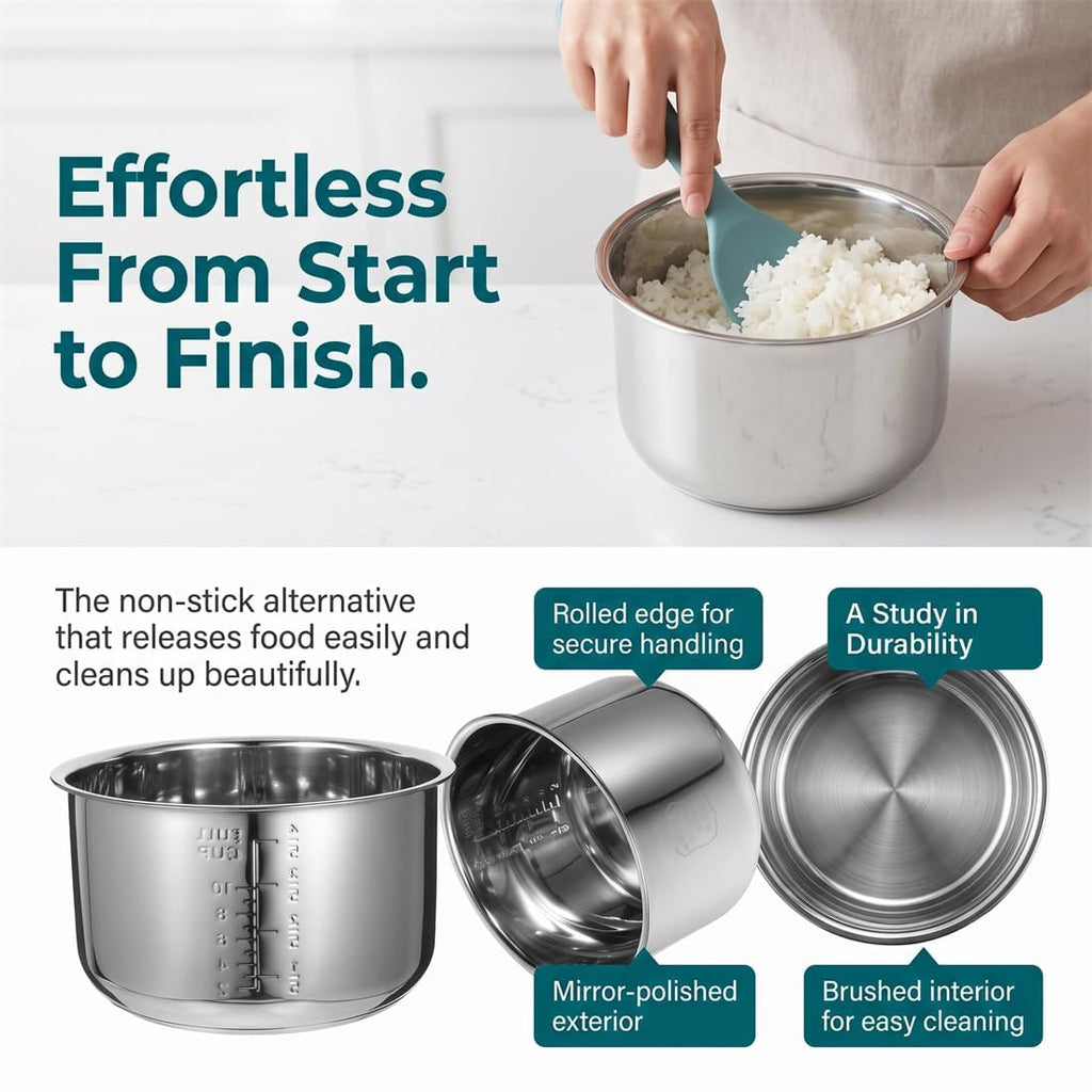 Stainless Steel 3L Rice Cooker Inner Pot L43493