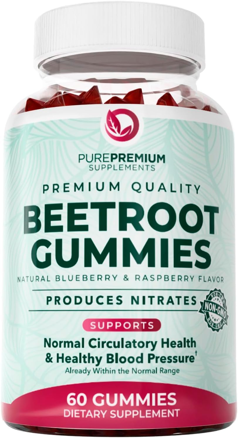 Beet Root Gummies 50:1 Extract Sugar Free Chews Vegan P313