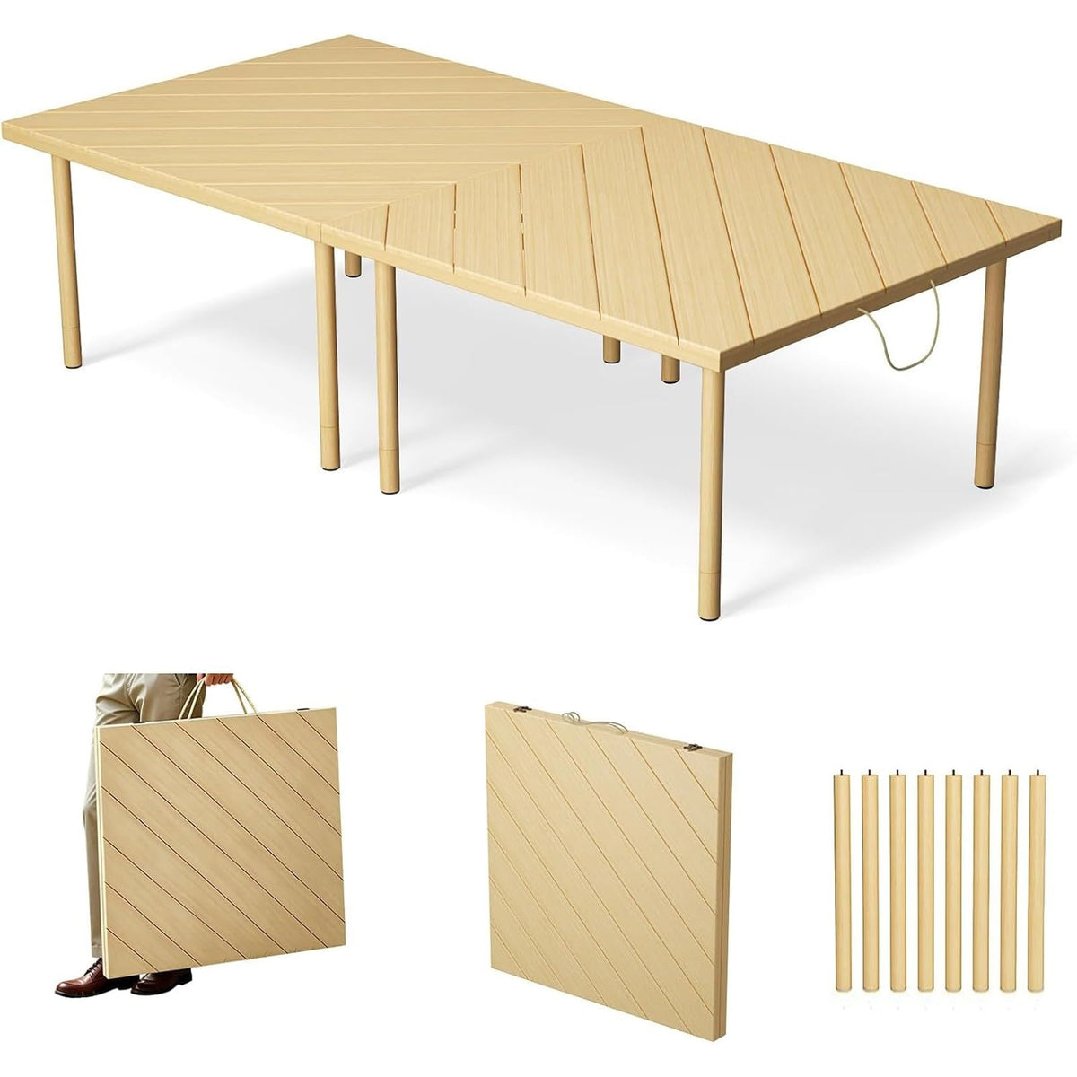 Wood Low Folding Picnic Table G91591