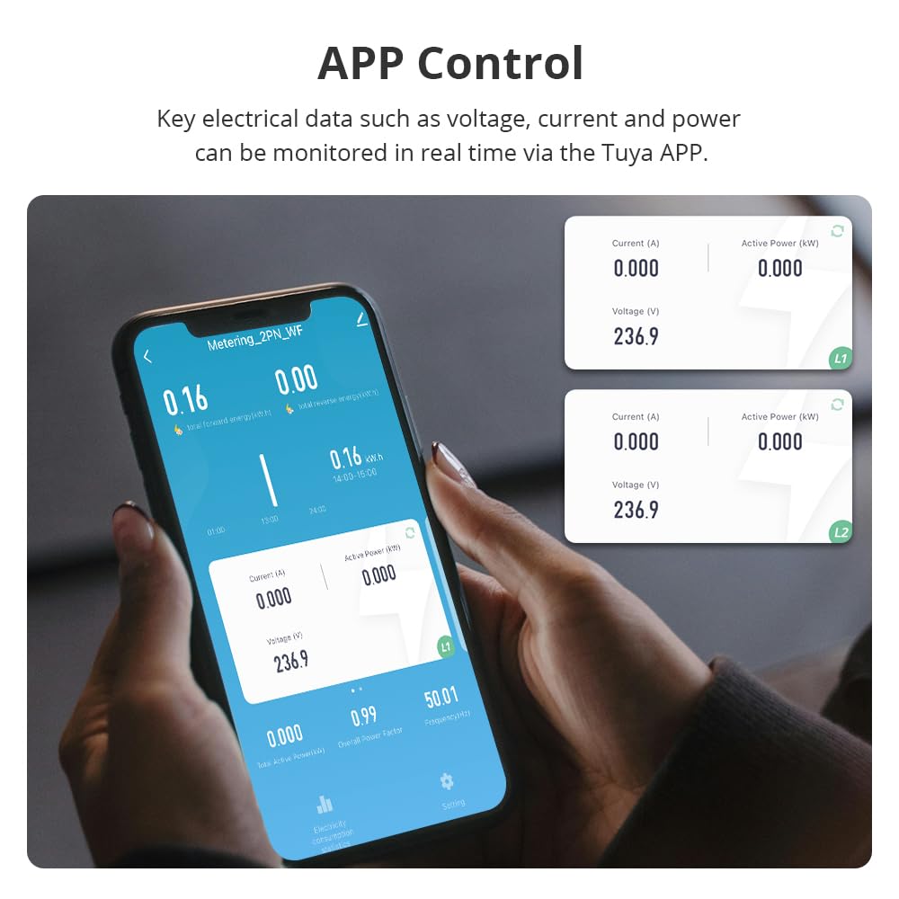 WiFi Home Energy Monitor with 2 x 120A CTs R3614