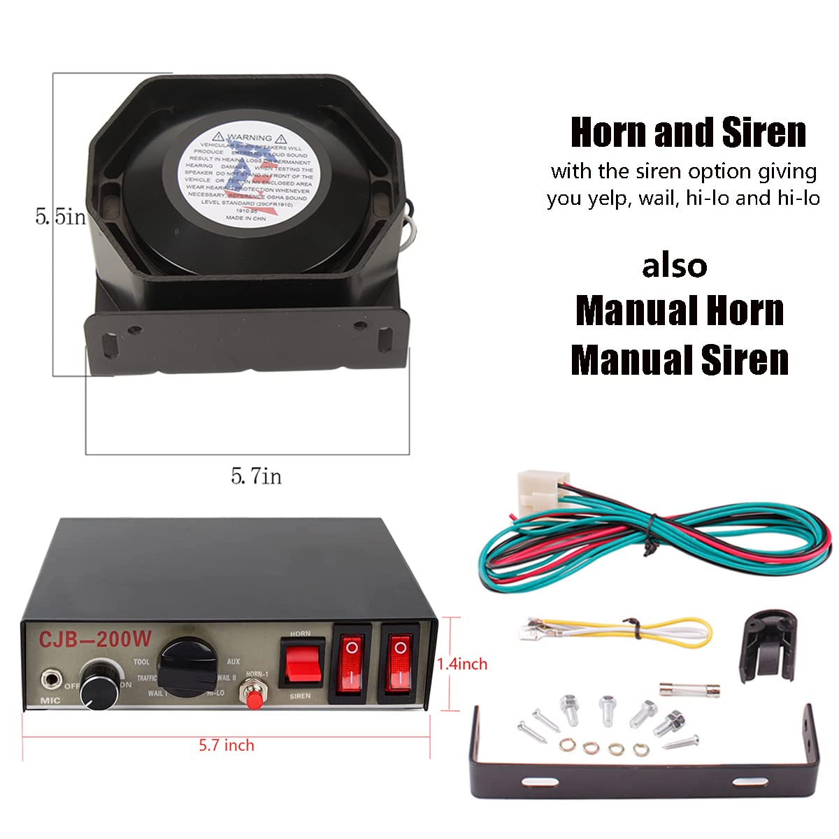 PA Speaker with Mic 12V Q359228