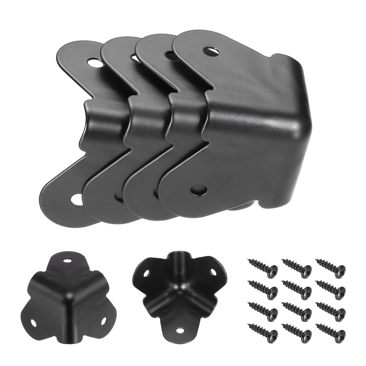 4 Pcs Metal Speaker Cabinet Corners Protector C792