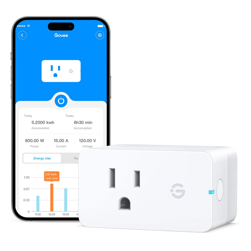 Smart Plug with Energy Monitoring, 1 Pack K9207