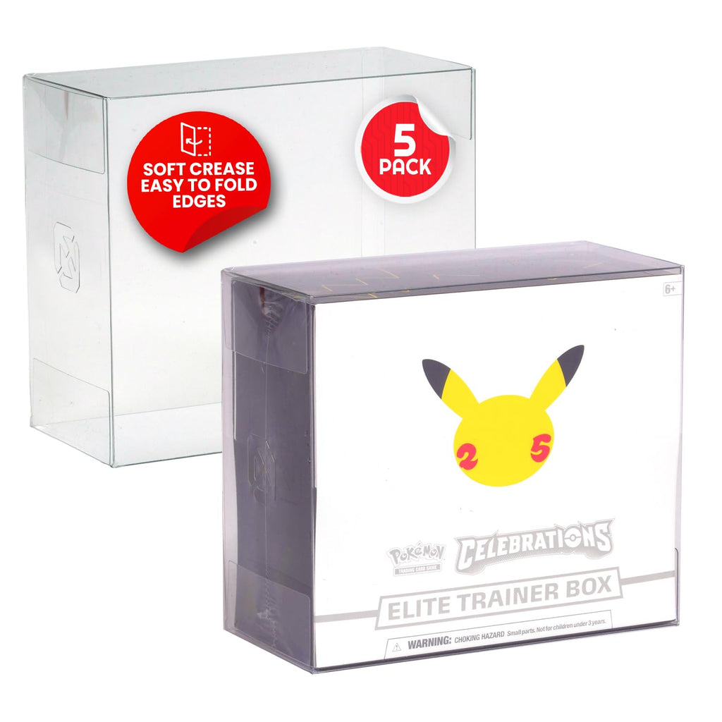 Clear PET Display Case 5-Pack + 2-Pack D910