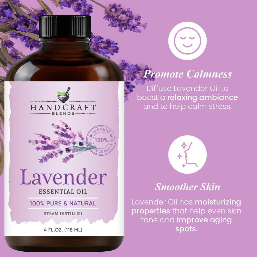 Lavender and Orange Essential Oils 2 x 4 Fl Oz E5580
