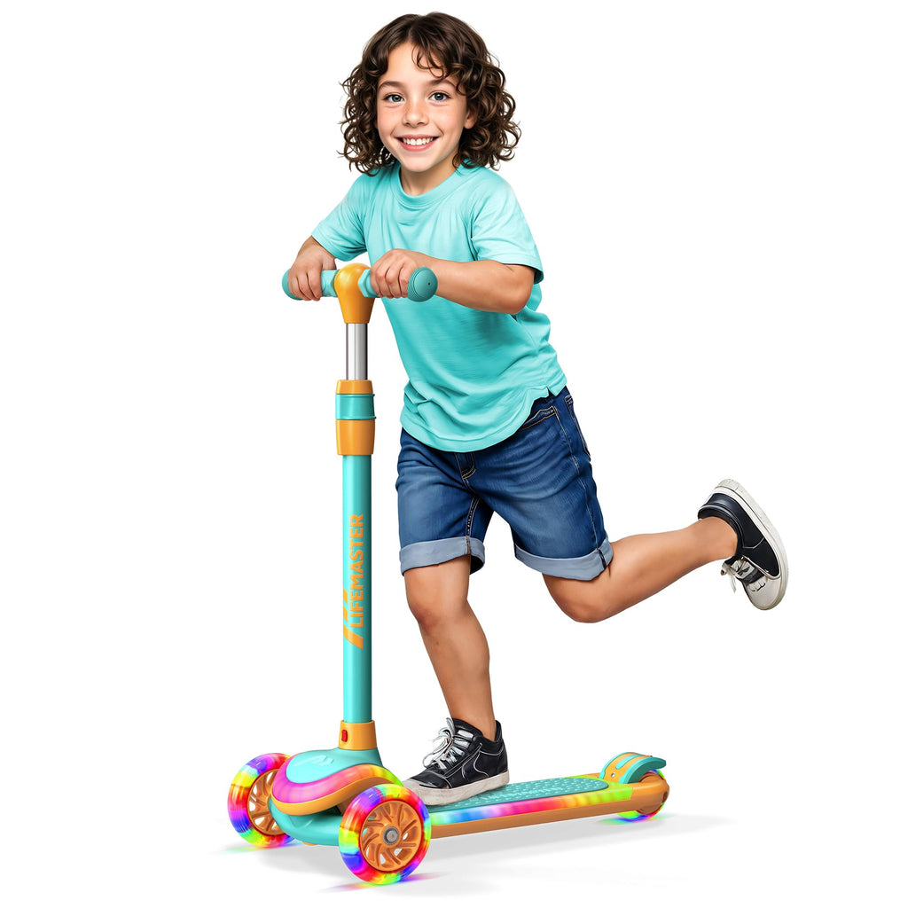3-Wheel Kids Scooter with Multi-Color Lights Y19799