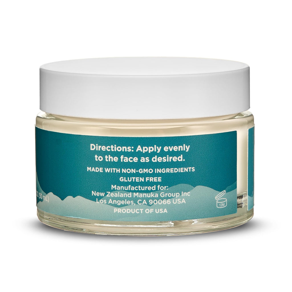 Manuka Honey Moisturizing Face Cream and Face Oil Bundle 1.7 oz M668575
