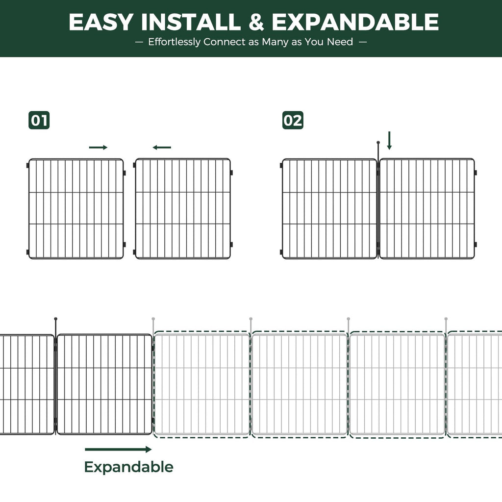 32" H 16 Panels Dog Playpen G87002