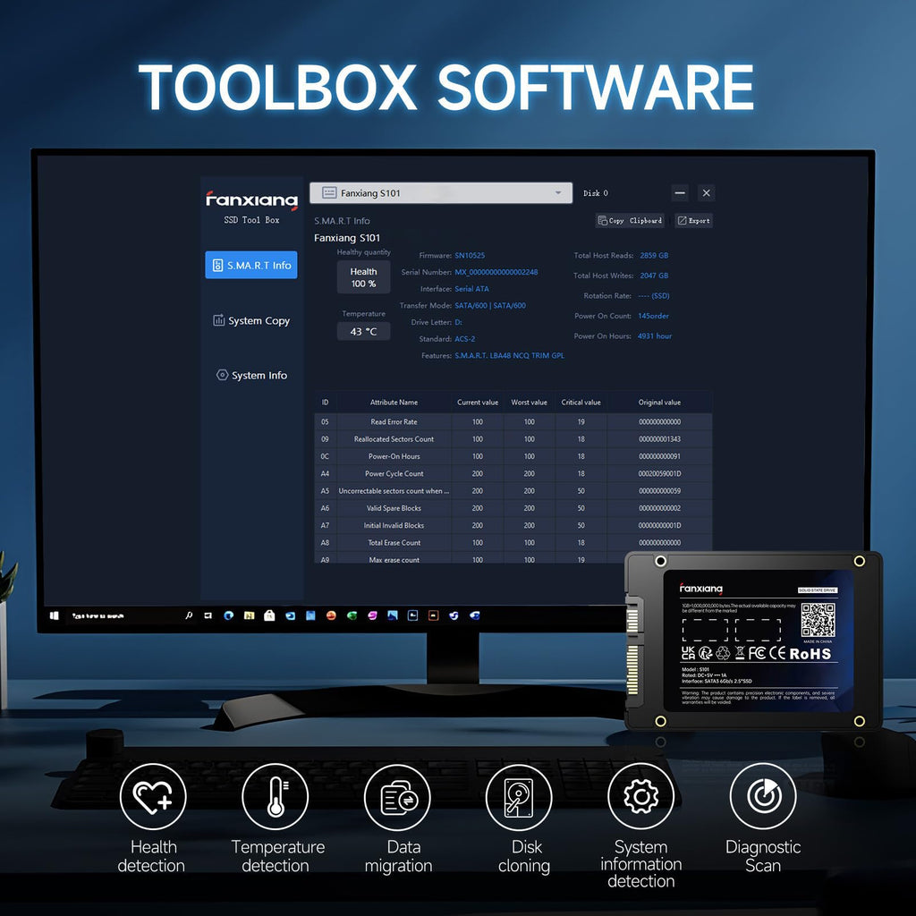 4TB SATA III 2.5" Internal Solid State Drive M59446