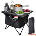 Foldable Aluminum Camping Side Table with Carry Bag G45695