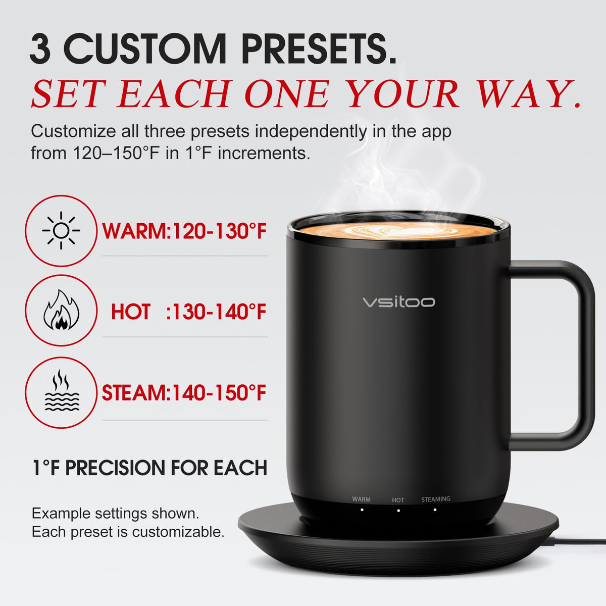 14oz Smart Self Heating Coffee Mug T35640
