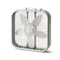 White 3-Speed Box Fan N1679
