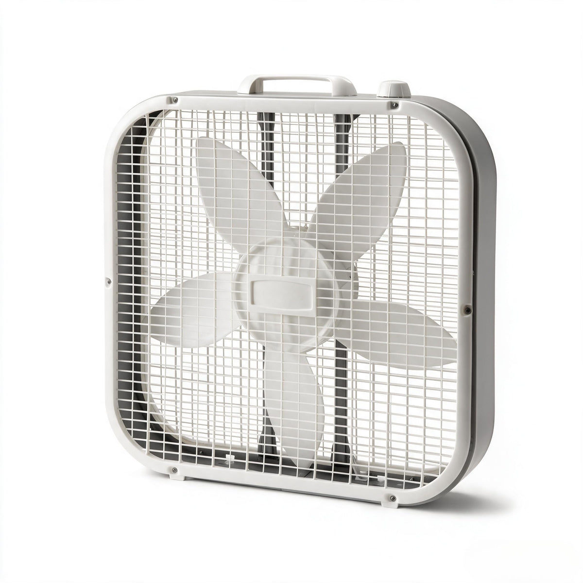 White 3-Speed Box Fan N1679