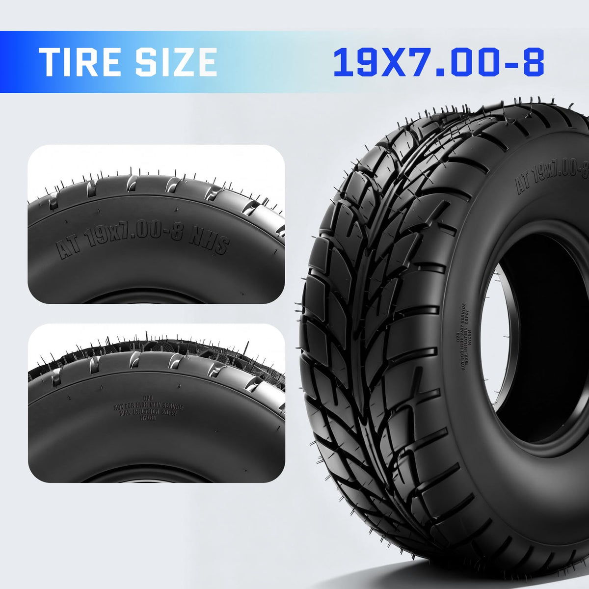 19x7-8 ATV/UTV Tires Set of 2 A75986