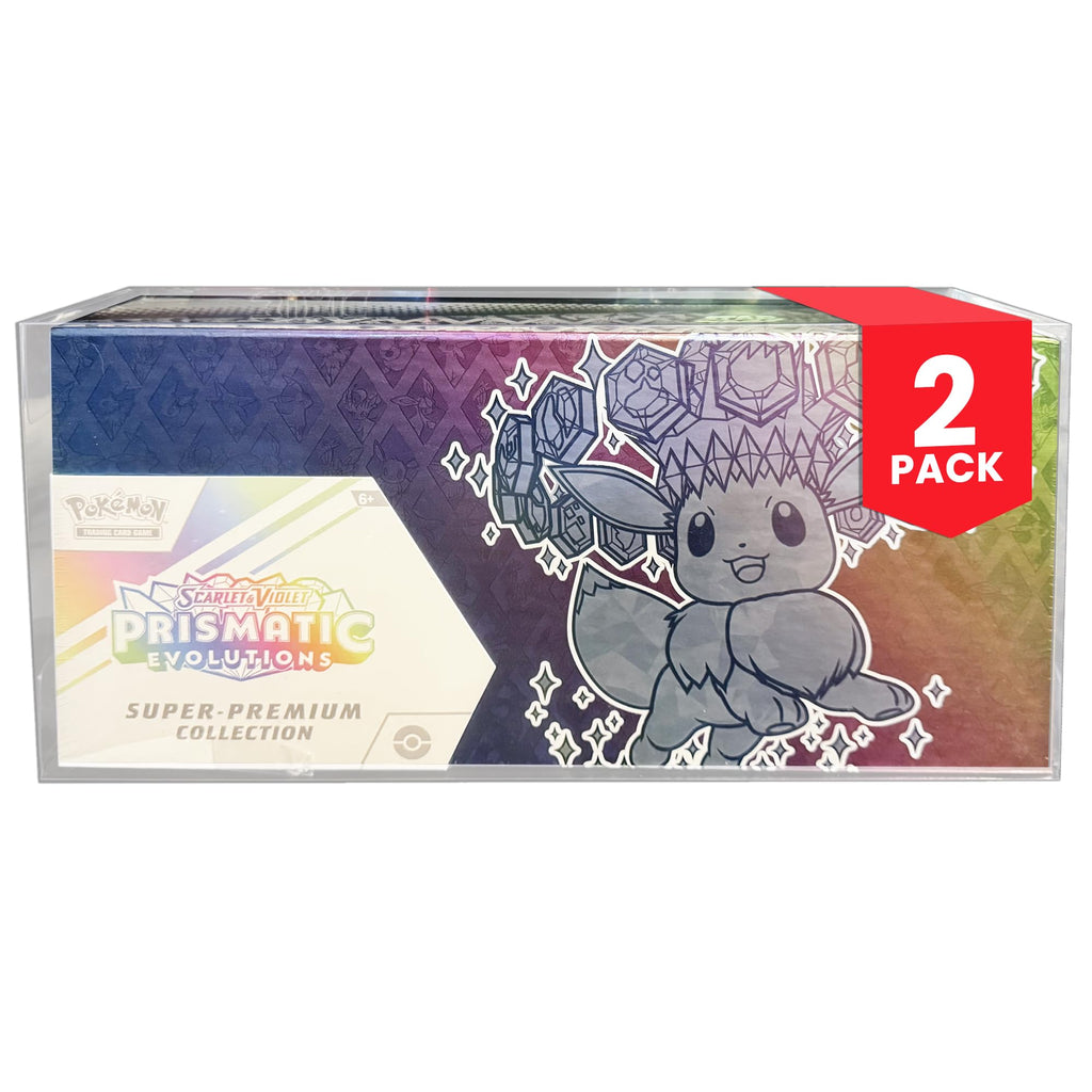 Clear PET Display Case 5-Pack + 2-Pack D910