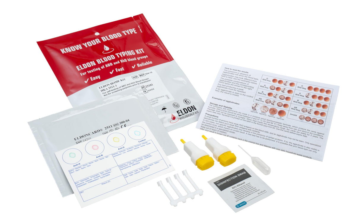 Blood Type Test 1 Pack T6042